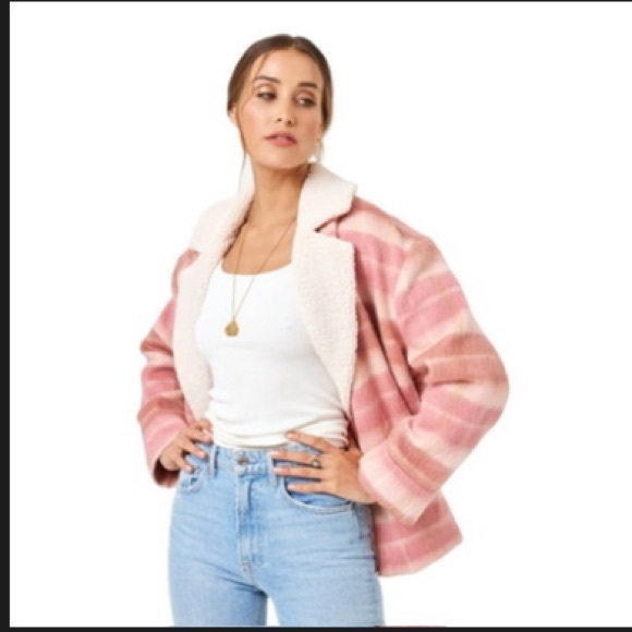 Lspace Plaid About You Jacket NWT in Seashore Oasis Plaid Size Small $264 - Picture 1 of 11